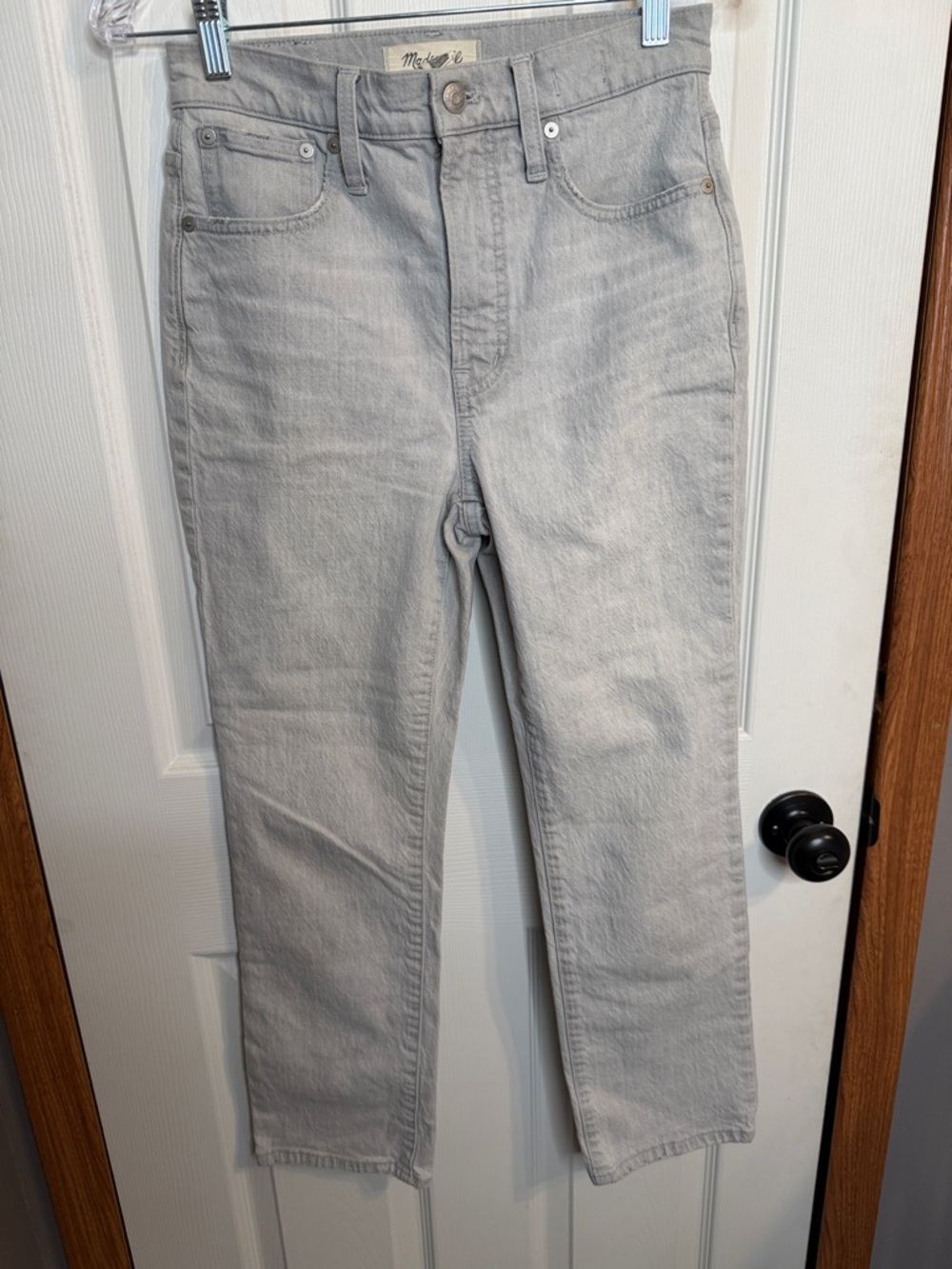 Madewell Light Gray Denim Jeans New LIVE UP TO THERE NAME MADE  very well